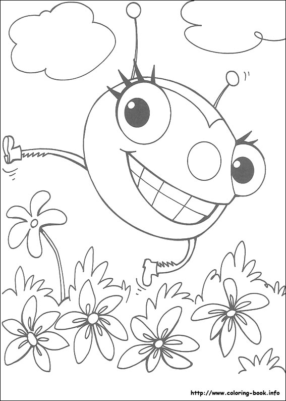 Miss Spider coloring picture